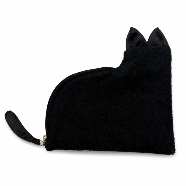 猫ポーチ 黒
