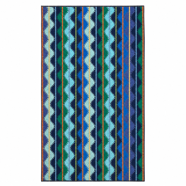 インテリアタオル小 ラシーネ ブルー 100×180cm