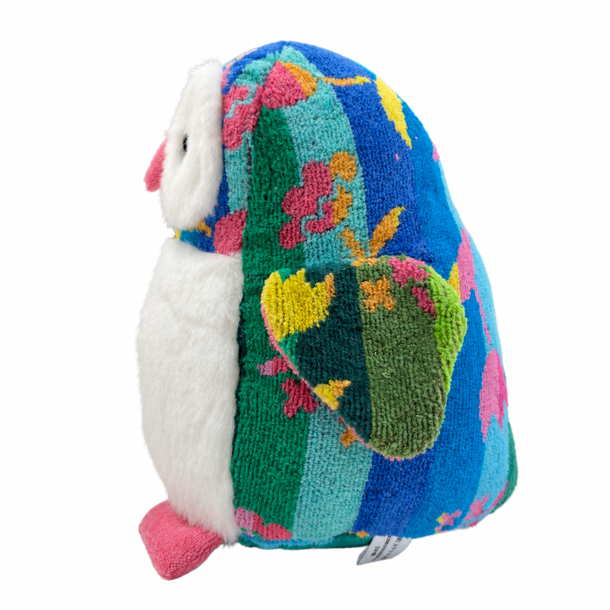 ペンギンふくろう小 フラワーフィールドブルー