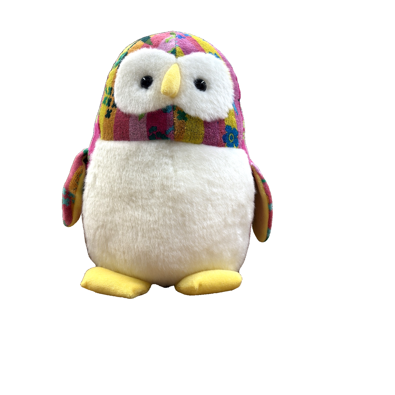 ペンギンフクロウ大 フラワーフィールド ピンク