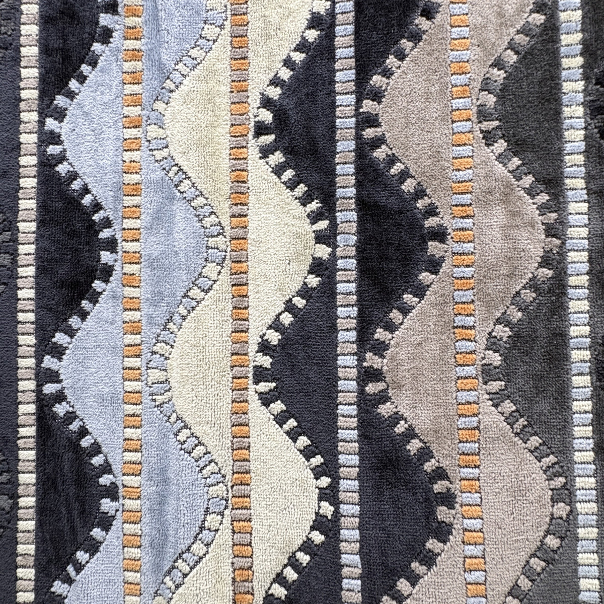 新色 インテリアタオル ラシーネブラック 100×180cm