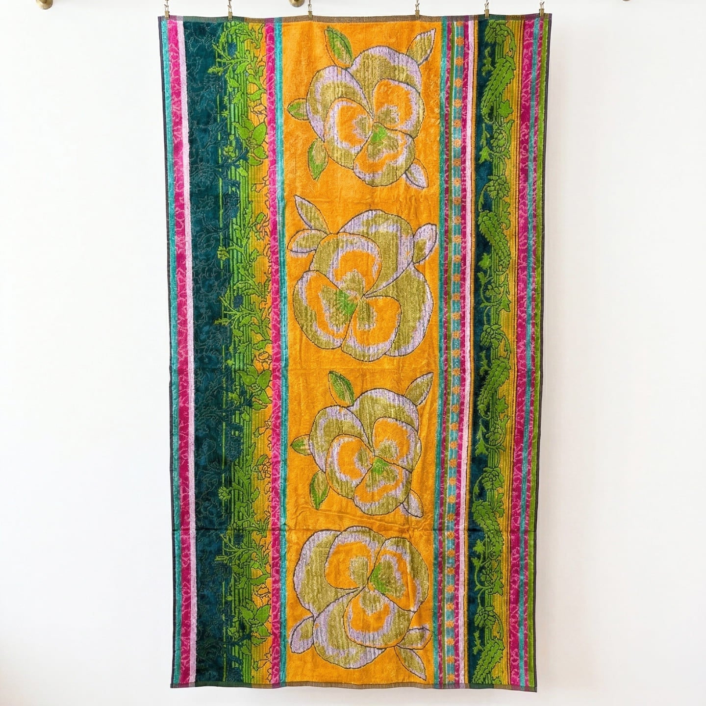インテリアタオル テッセン オレンジ 100×180cm