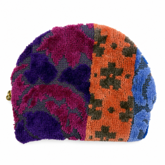 刺繍無しバラポーチ アレッシアカラフル