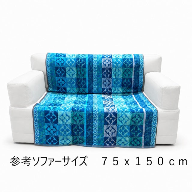 インテリアタオル小   クレストブルー