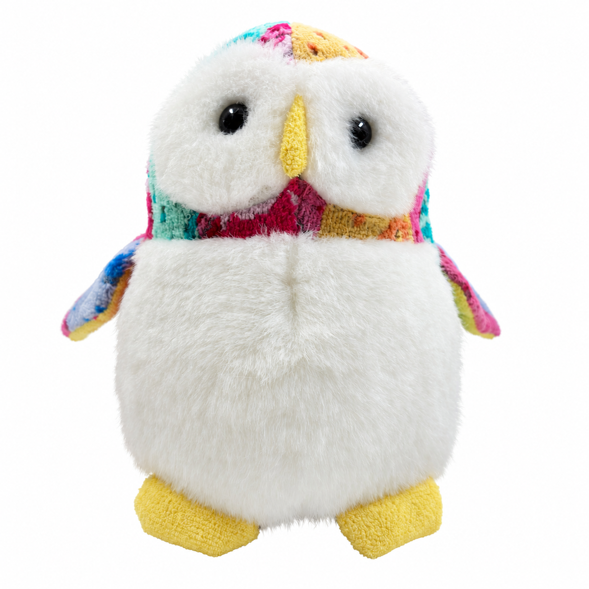 ペンギンふくろう小  ポイントローズ ピンク＆グリーン