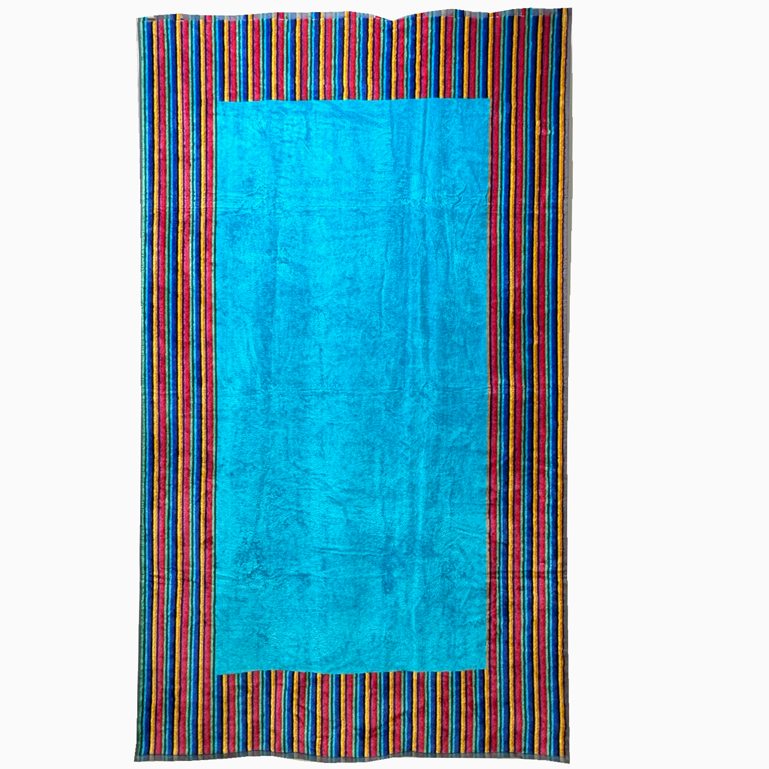 新商品 インテリアタオル小   フィールドブルー  100×180cm