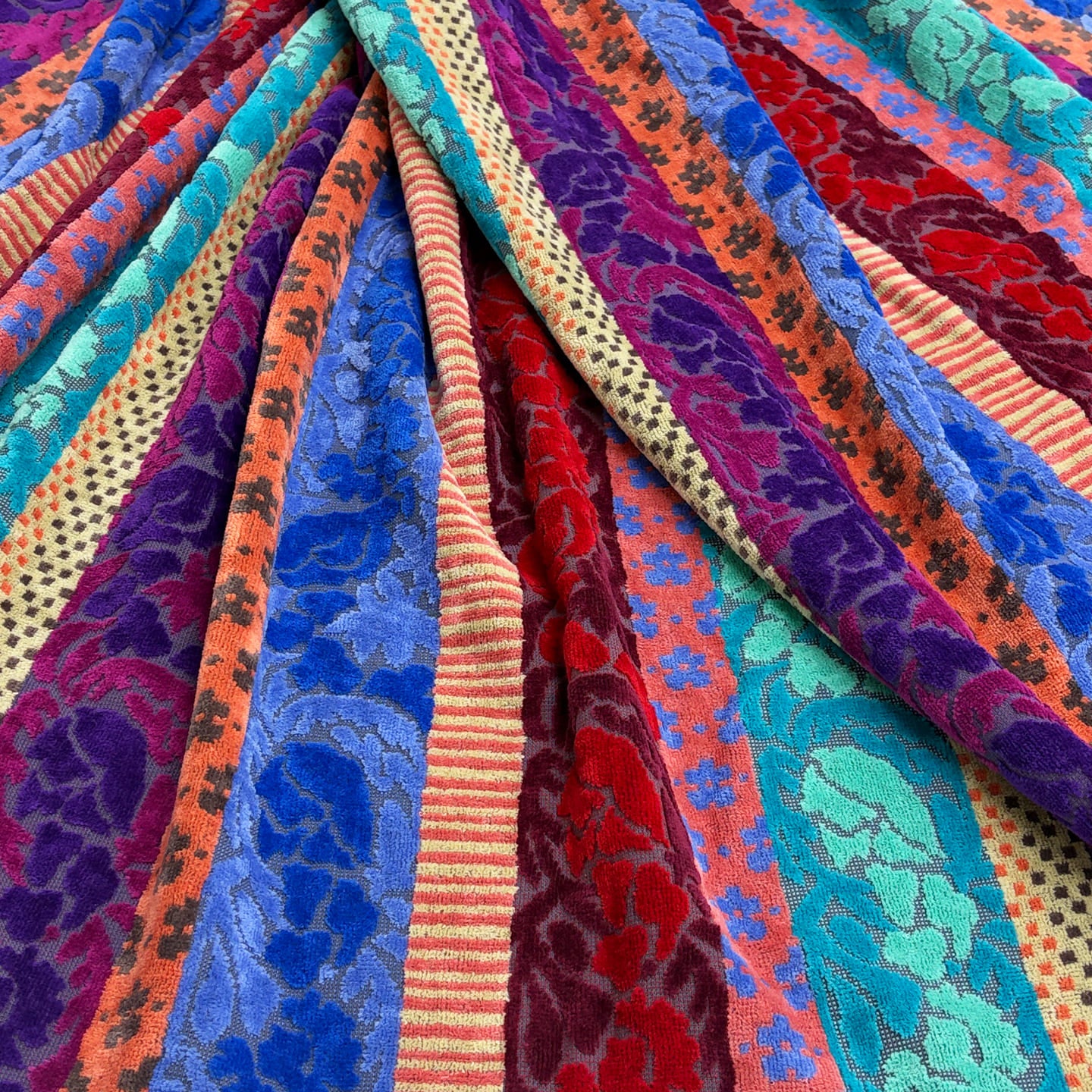 インテリアタオル 大判 アレッシア カラフル 180×200cm