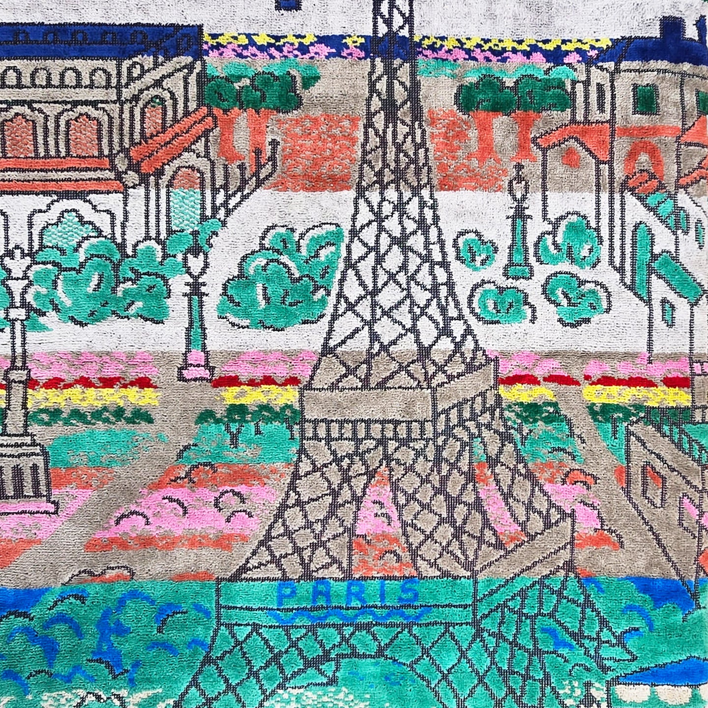 インテリアタオル パリスエッフェル 100×180cm